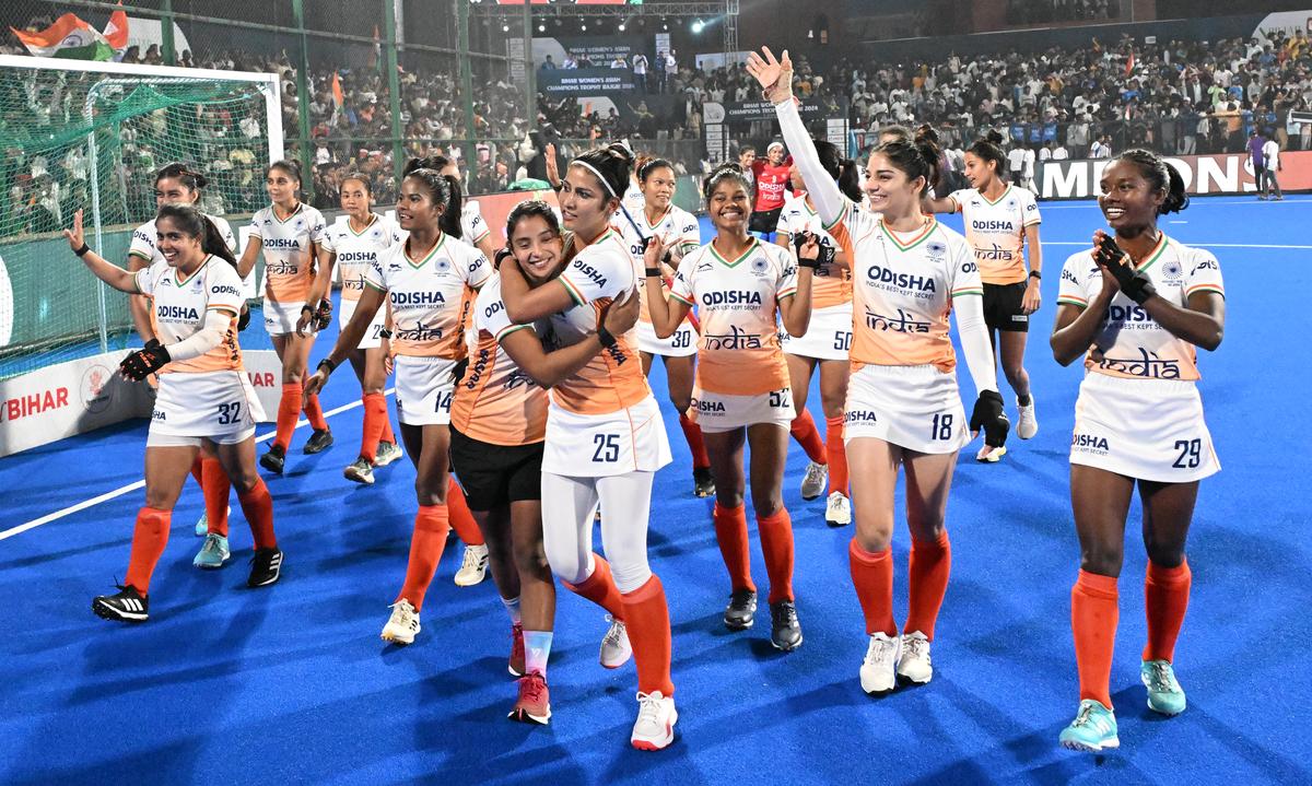 India won the title of “Women’s Asian Champions Trophy 2024”